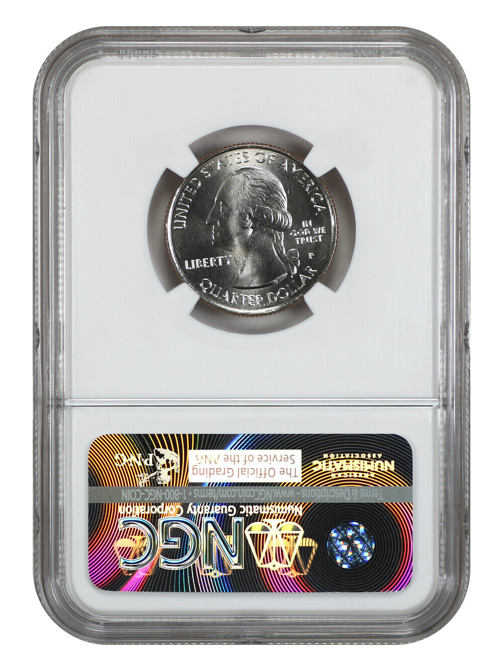 2016-P 25C Cumberland Gap NP NGC MS68 - Type 1 - Clad