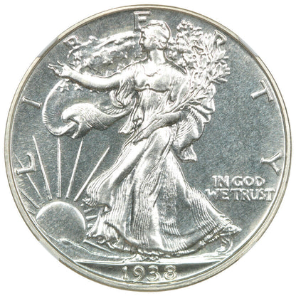 1938 50C NGC PR67 - Walking Liberty Half Dollar