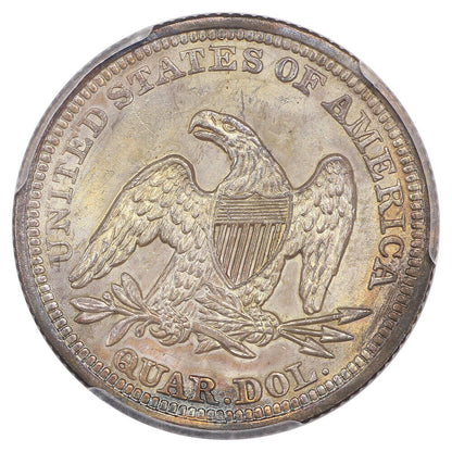 1852 25C PCGS MS65 ex: D.L. Hansen