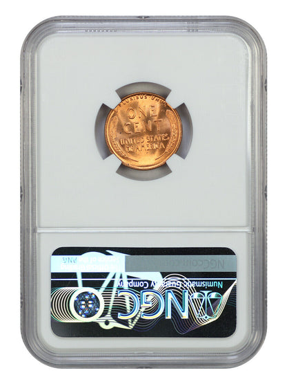 1942-D 1C NGC MS67RD - Lincoln Cent (Wheat Reverse)