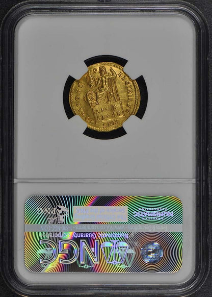 Licinius I, AD 308-324 ROMAN EMPIRE AV Aureus NGC AU50