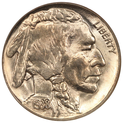 1938-D 5C Buffalo NGC MS67 - Buffalo Nickel