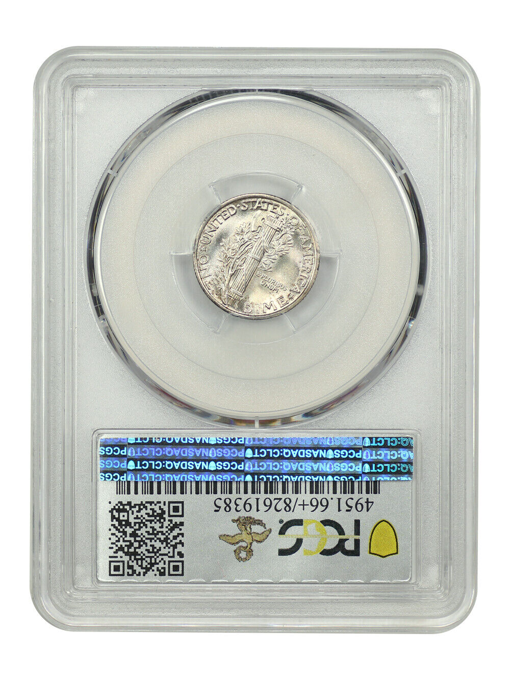 1925-D 10C PCGS/CAC MS66+FB ex: D.L. Hansen