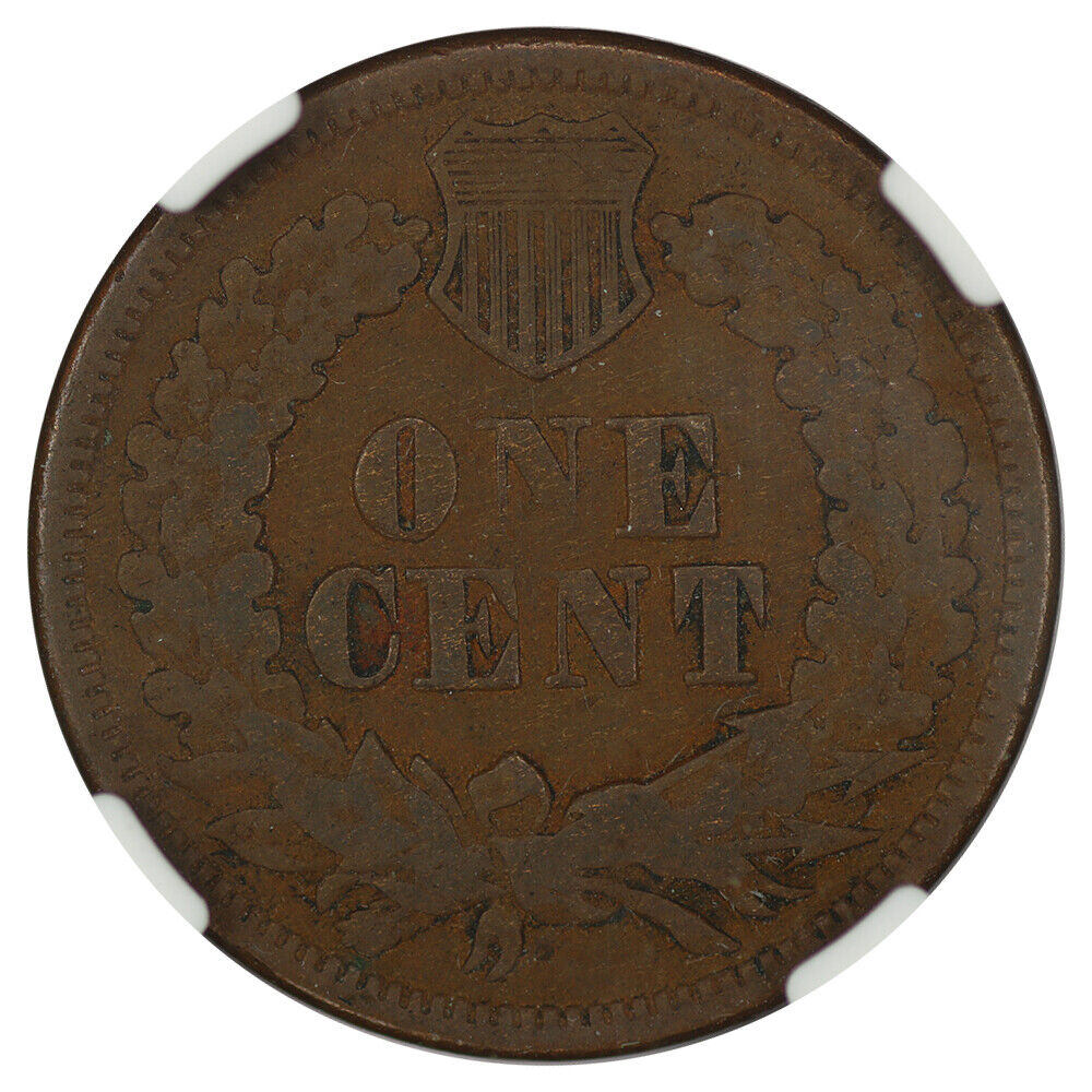 1868 1c NGC Fine 12 - Indian Cent - Better Date