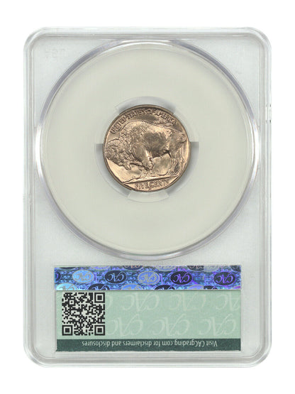 1937-D 5C CACG MS66 - Buffalo Nickel