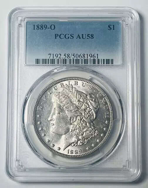 1889 O Morgan Silver Dollar PCGS AU-58