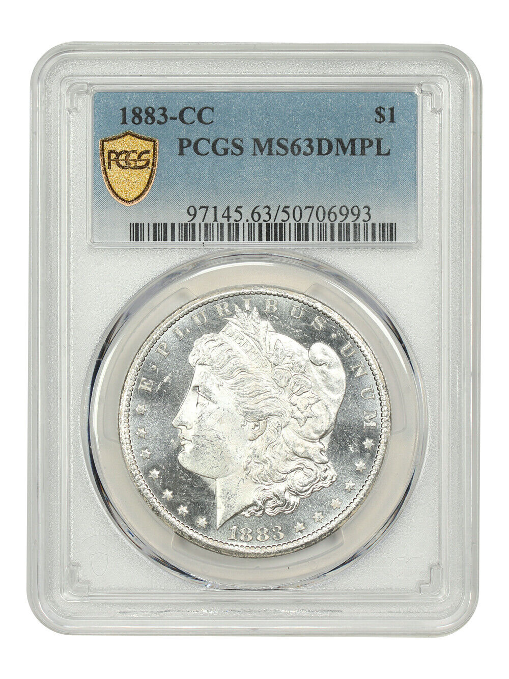 1883-CC $1 PCGS MS63DMPL - Morgan Dollar