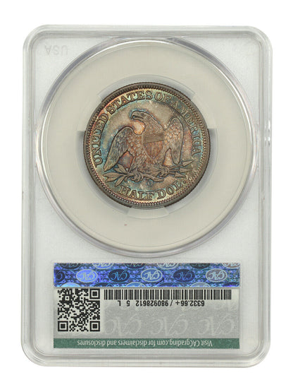 1854-O 50C CACG MS66+ (Arrows) ex: D.L. Hansen - Liberty Seated Half Dollar