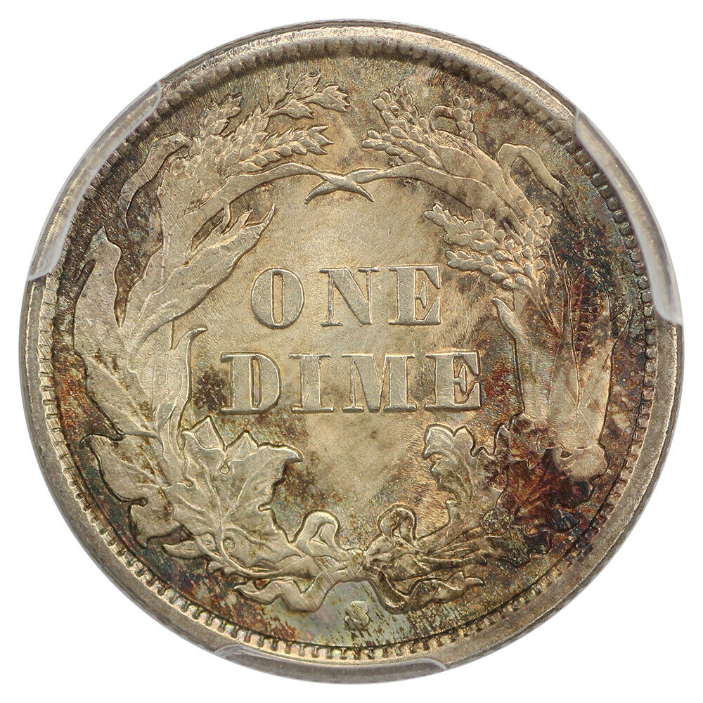 1869-S 10C PCGS MS65 ex: D.L. Hansen