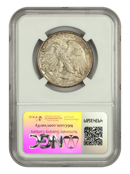 1936-D 50C NGC MS65 - Walking Liberty Half Dollar