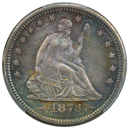 1873-S 25C PCGS MS65 (Arrows) ex: D.L. Hansen