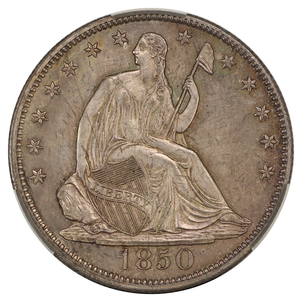 1850 50C CACG MS64 ex: D.L. Hansen - Liberty Seated Half Dollar