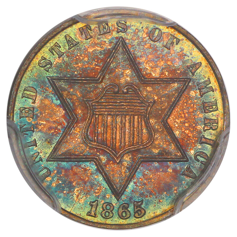 1865 3CS PCGS PR66