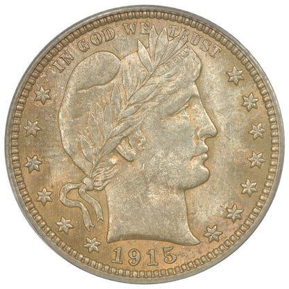 1915 25C PCGS MS65 - Barber Quarter