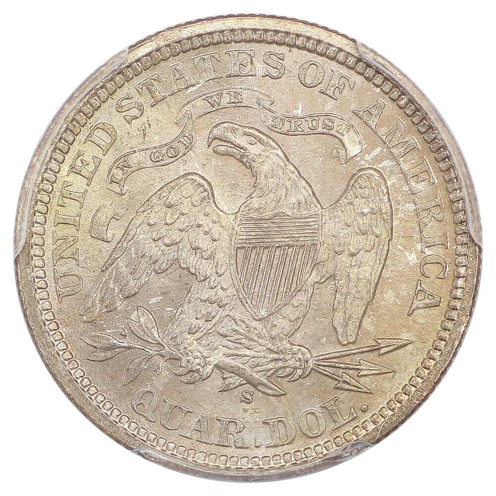 1874-S 25C PCGS MS65 (Arrows) ex: D.L. Hansen