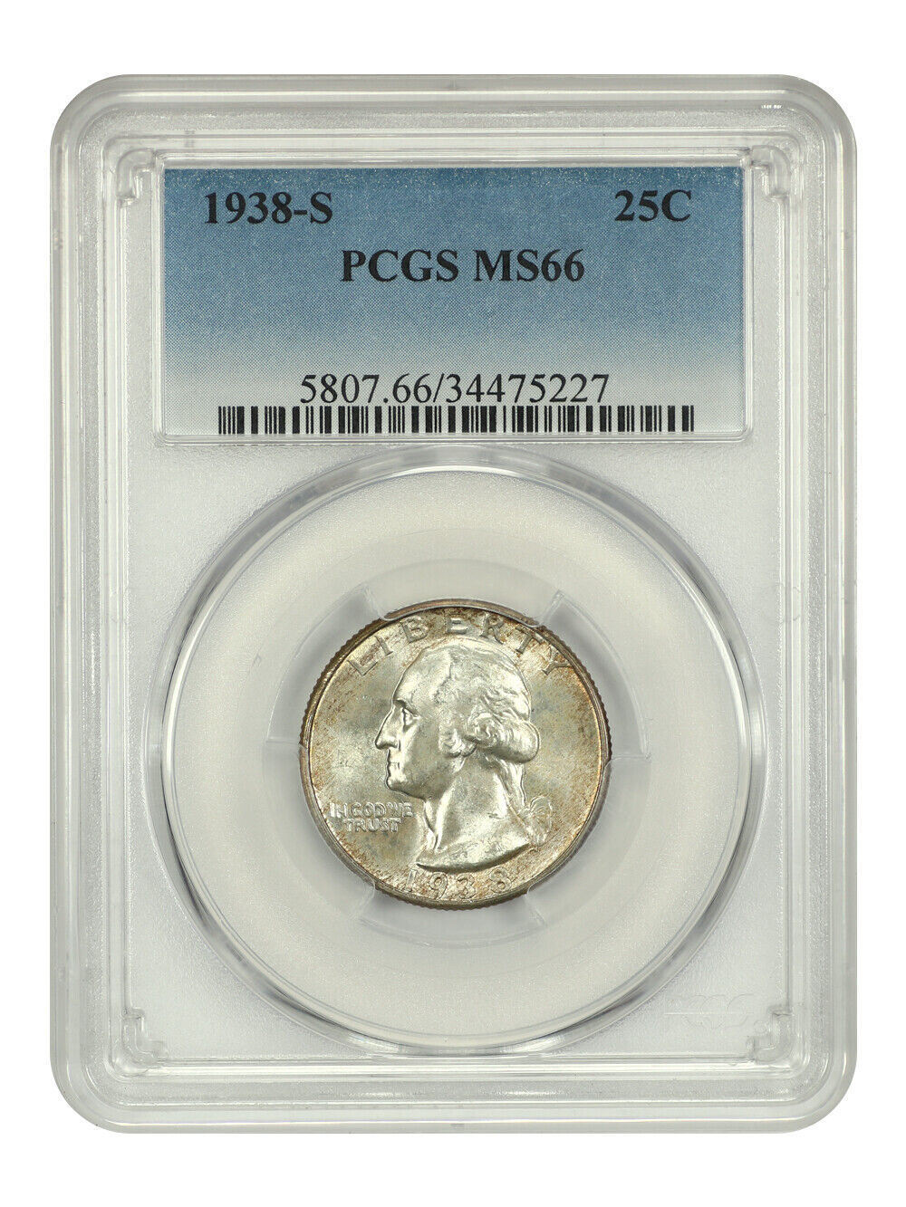 1938-S 25C PCGS MS66