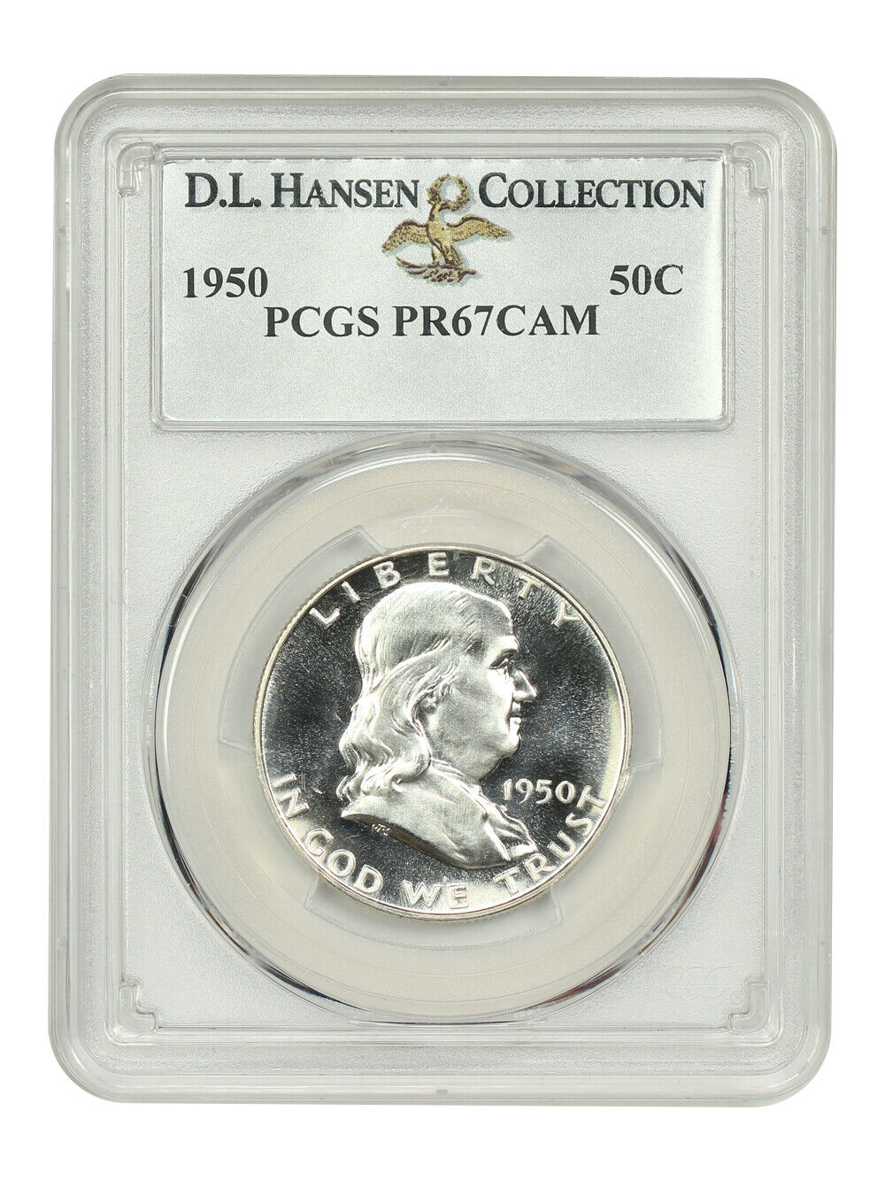 1950 50C PCGS PR67CAM ex: D.L. Hansen