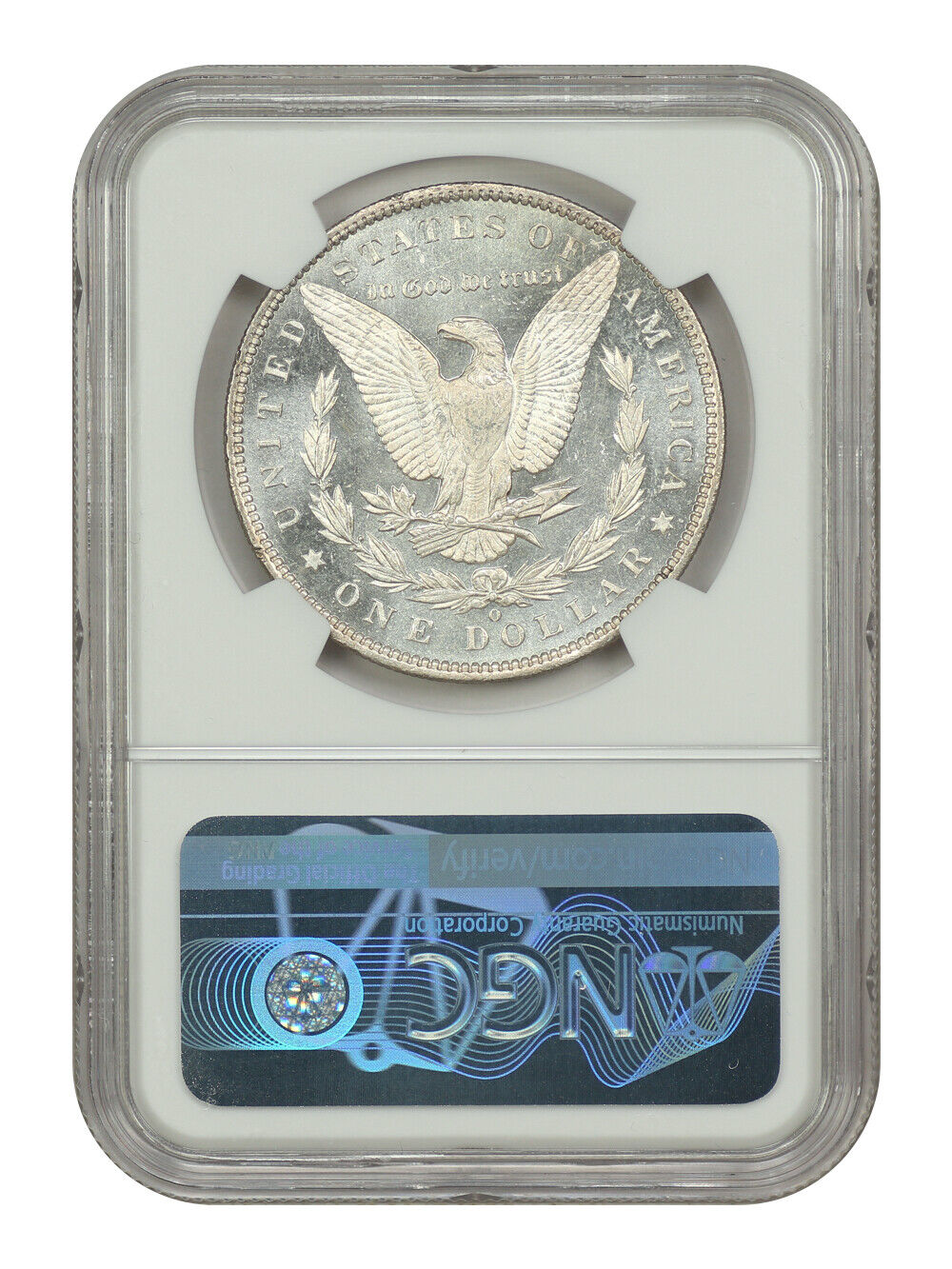 1887-O $1 NGC MS66DMPL