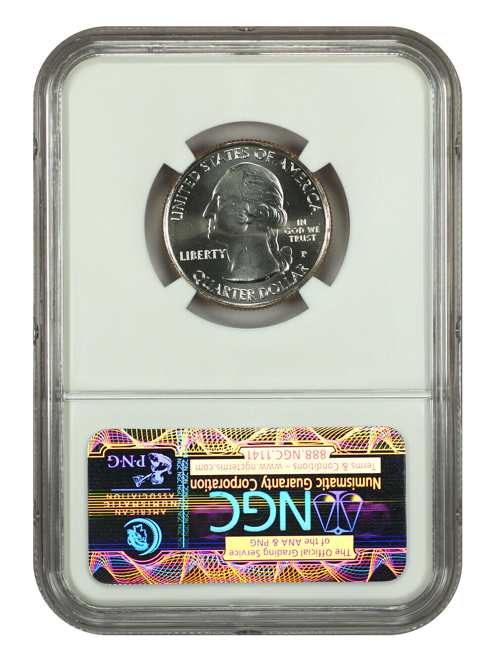 2013-P 25C Fort McHenry NP NGC MS68 - Type 1 - Clad