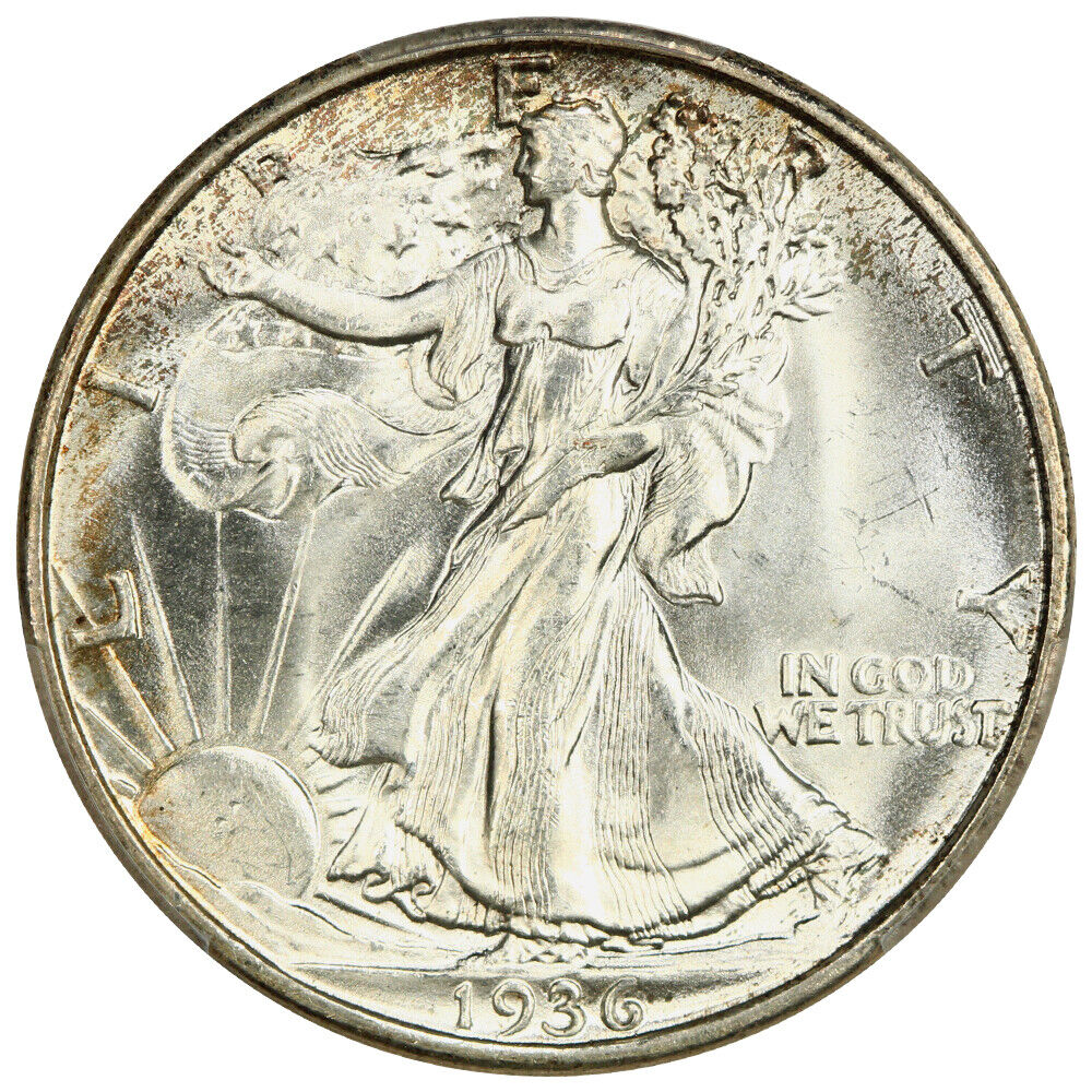 1936-D 50C PCGS MS65