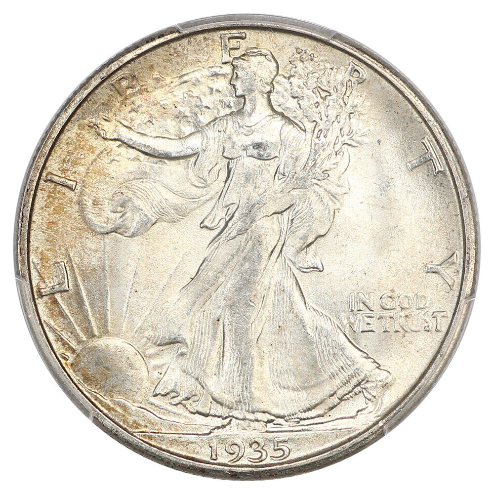 1935-D 50C PCGS MS66