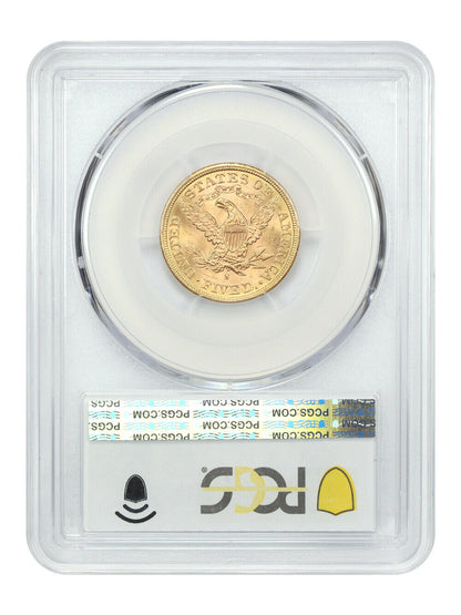 1883-S $5 PCGS MS64