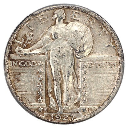 1927-S 25C PCGS AU50