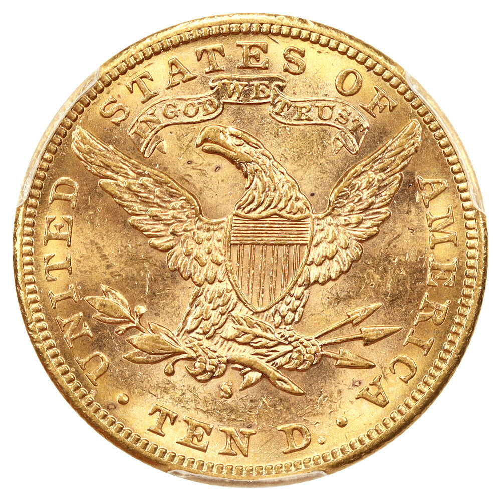 1884-S $10 PCGS MS63 ex: D.L. Hansen