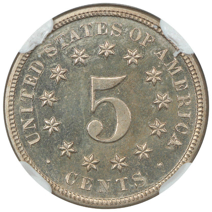 1873 5C NGC PR66CAM (Closed 3) - Shield Nickel