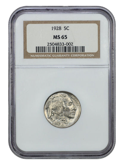 1928 5C NGC MS65 - Buffalo Nickel