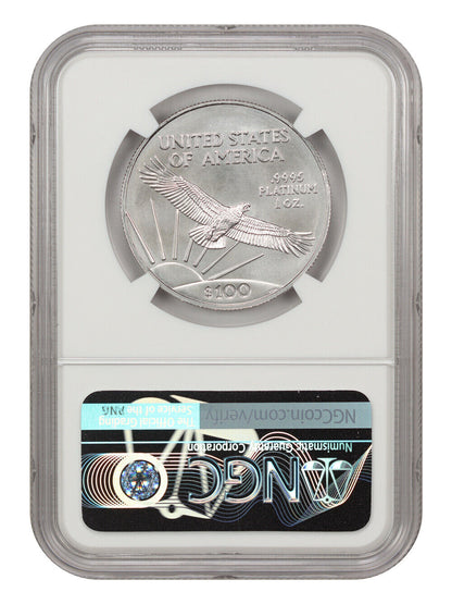 2007 Platinum Eagle $100 NGC MS69