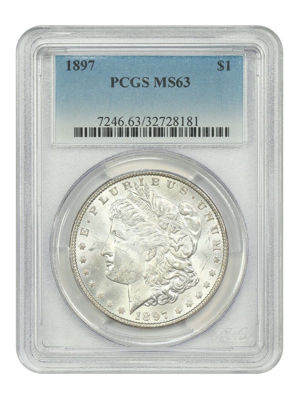 1897 $1 PCGS MS63 - Morgan Dollar