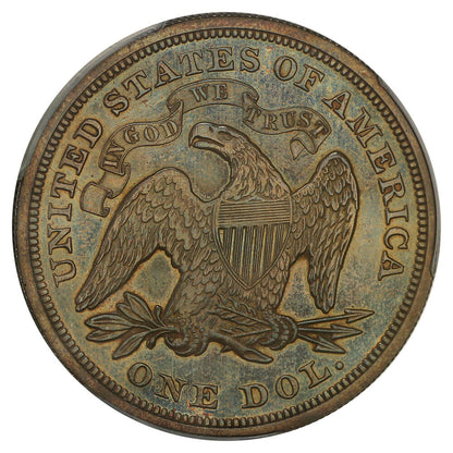 1871 $1 PCGS PR64 ex: D.L. Hansen