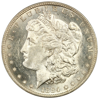 1884-S $1 PCGS MS63 ex: D.L. Hansen