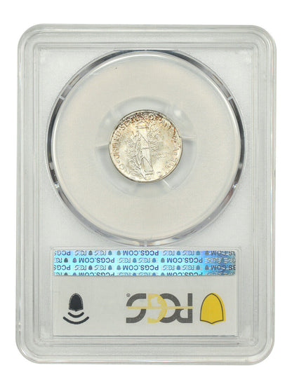 1942-D 10C PCGS MS67+FB - Mercury Dime