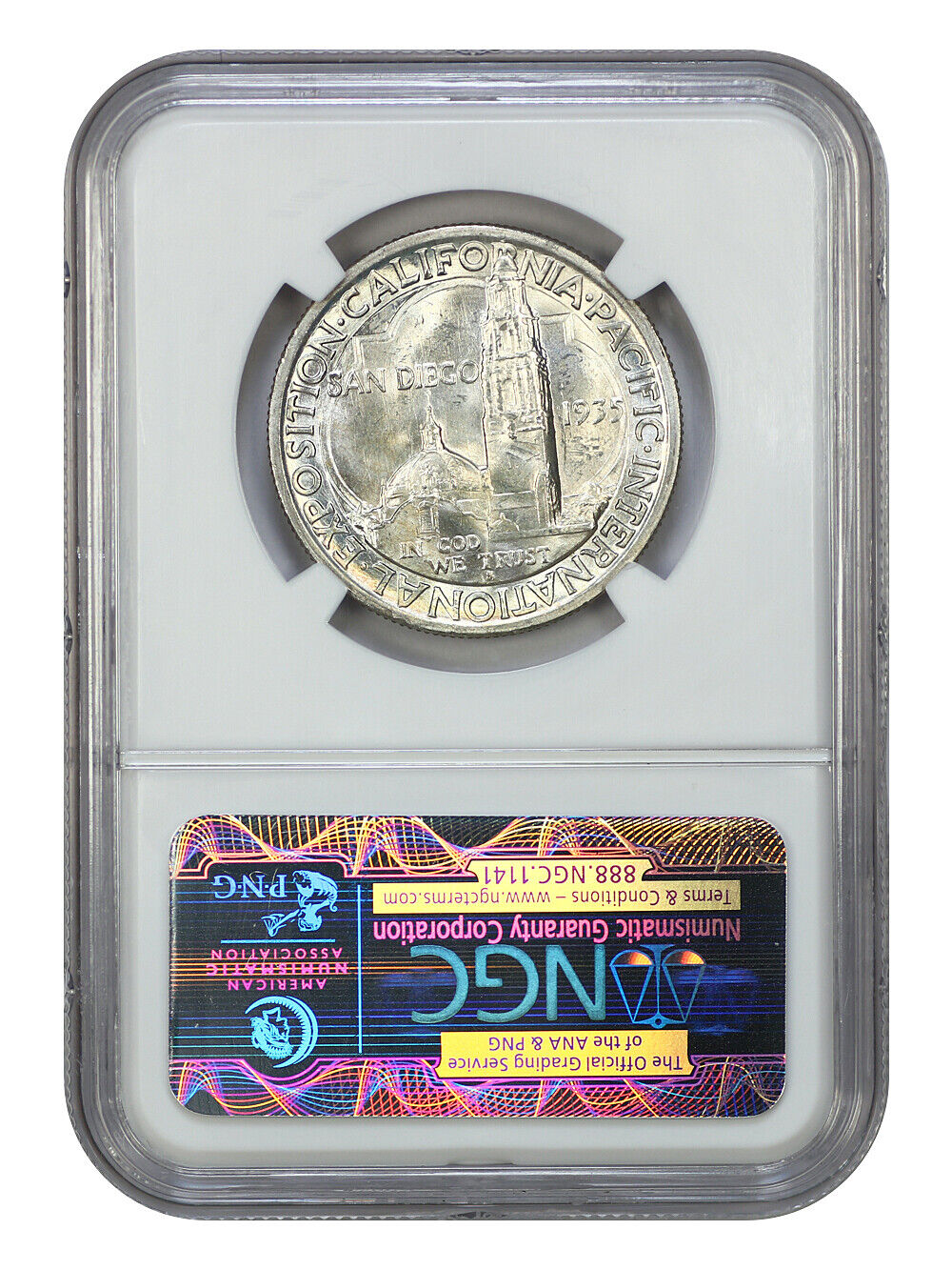 1935-S 50C San Diego NGC MS66 - Classic Silver Commemorative