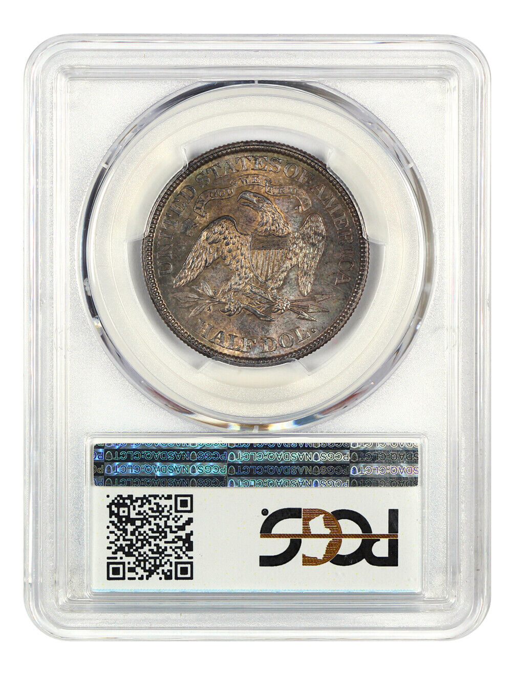 1867 50c PCGS MS65 ex: D.L. Hansen