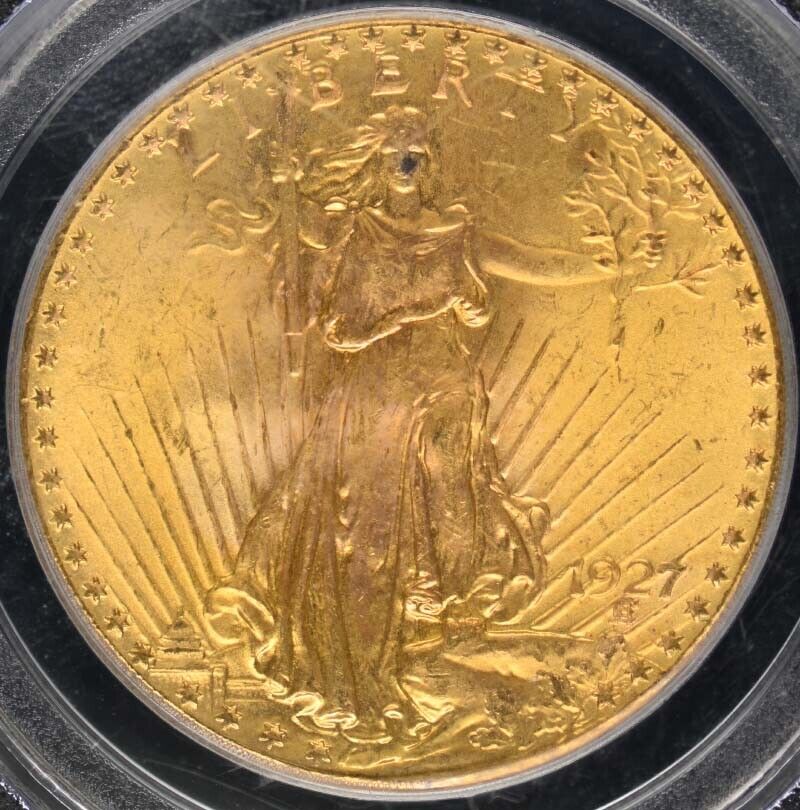 1927 $20 Saint Gaudens PCGS MS66