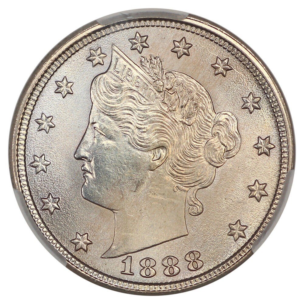 1888 5C CACG MS67 ex: D.L. Hansen - Liberty Nickel