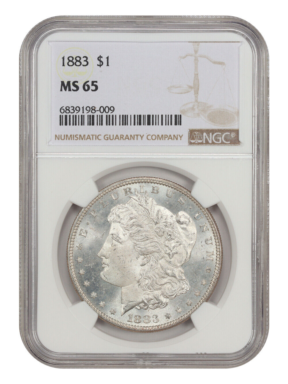 1883 $1 NGC MS65 - Morgan Dollar