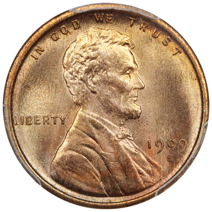 1909-S VDB 1C PCGS MS67RD - Lincoln Cent (Wheat Reverse) - Finest Known Key Date