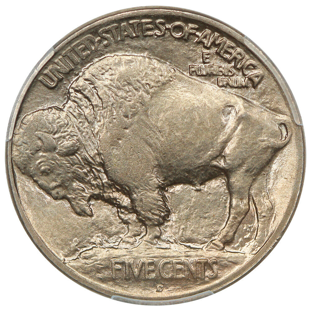 1913-D 5C PCGS MS66 (Type 1) - Buffalo Nickel - Highly Lustrous