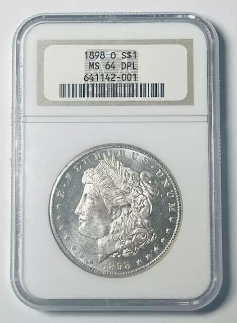 1898 O Morgan Silver Dollar NGC MS-64 DPL DMPL