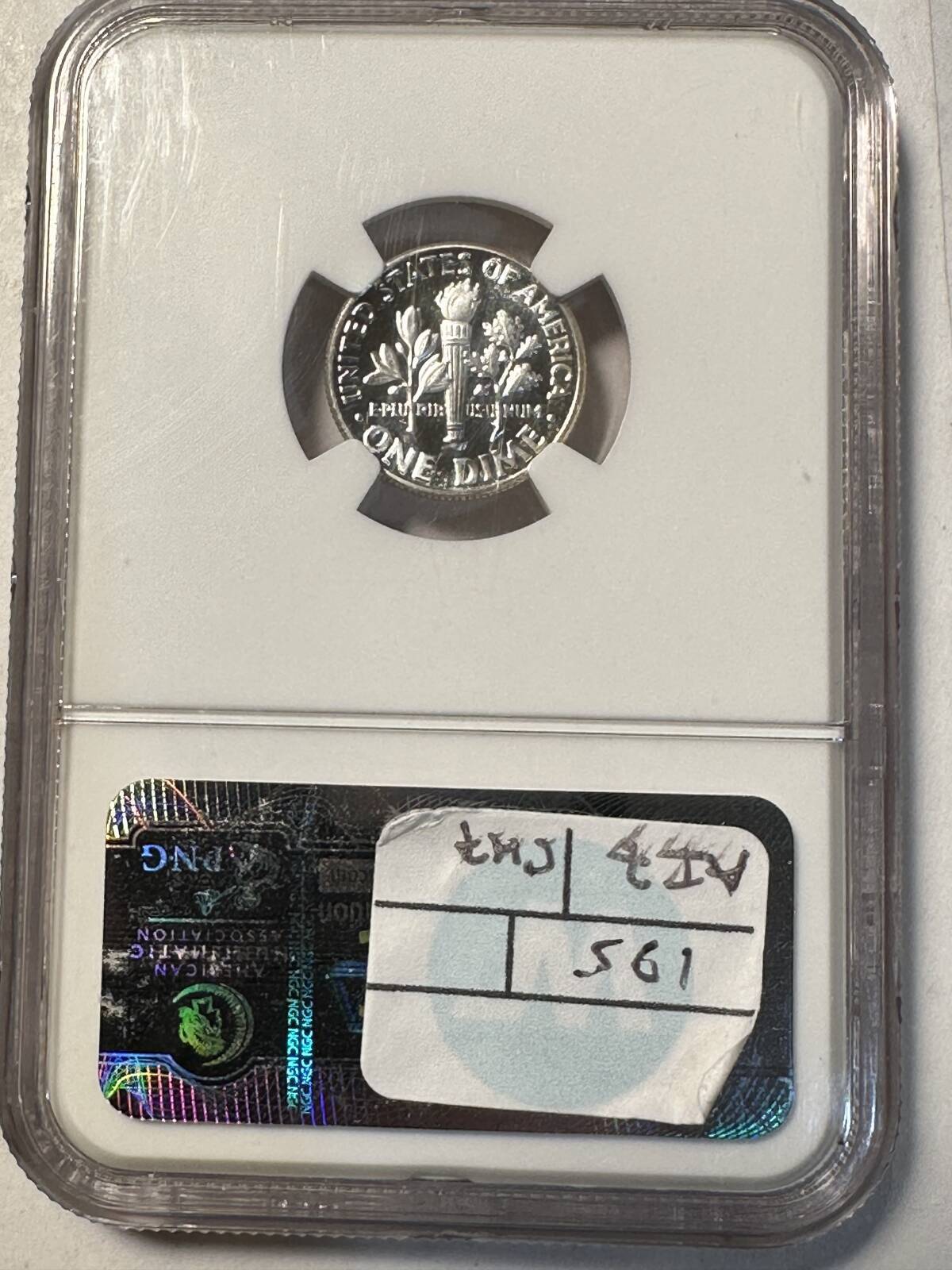 1954 P Dimes Roosevelt NGC PF-68 CAMEO sight White