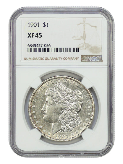 1901 $1 NGC XF45 - Morgan Dollar - Scarce Date