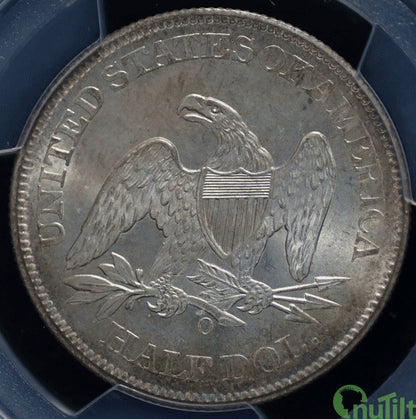 1860-O 50C PCGS MS66