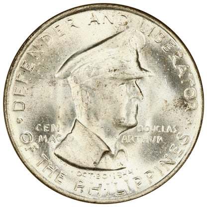 Philippines: 1947-S 50 Centavos NGC MS65 (Douglas MacArthur Commem)