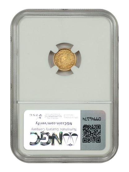 1849-O G$1 NGC MS62 - Gold Dollar - Gold Rush Year