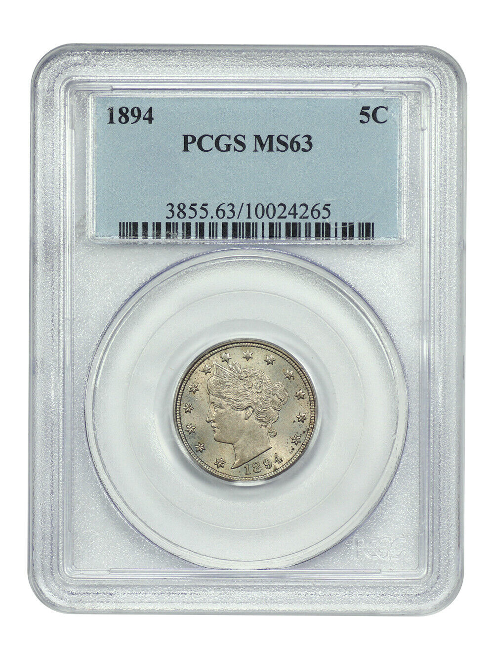 1894 5C PCGS MS63 - Liberty Nickel