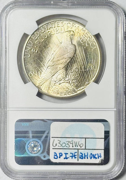 1925 P Peace Dollar NGC MS-67+ CAC